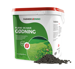 Farmergødning plæne- og havegødning 10 kg Spand med Farmergødning plæne- og havegødning