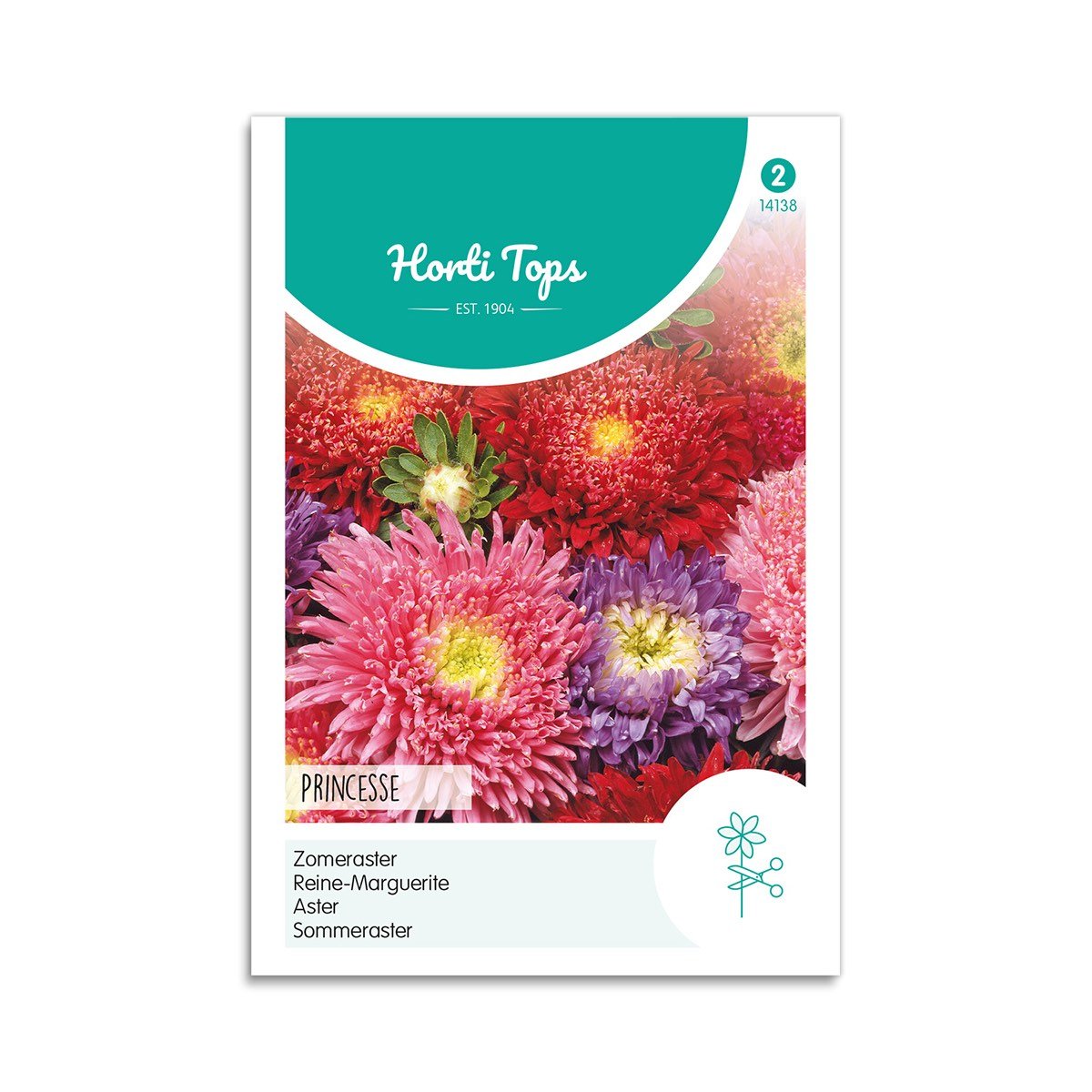Asters frø mix "Giant Princess"