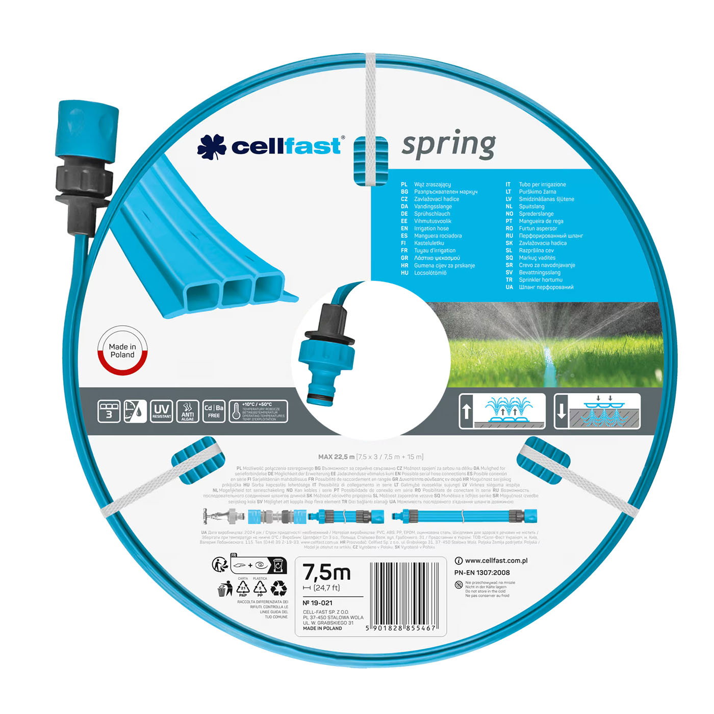 Cellfast SPRING Sprinklerslange Cellfast SPRING Sprinklerslange