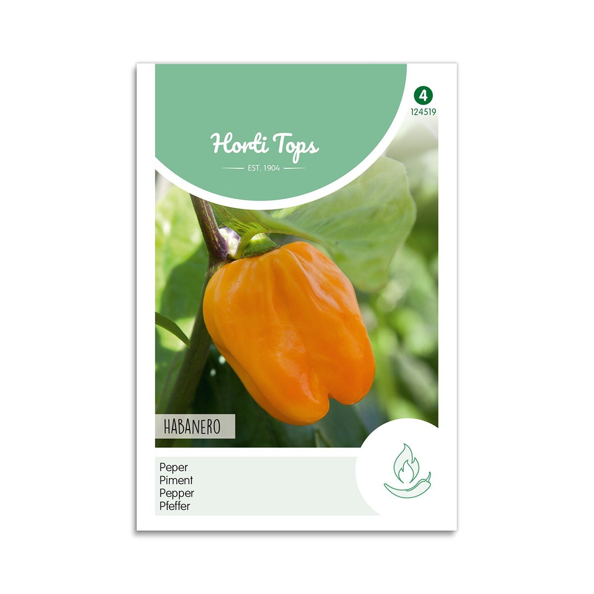 Habanero chilifrø fra Horti Tops Pose med Horti Tops Habanero chilifrø
