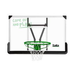 Salta basketballkurv med gennemsigtig plade