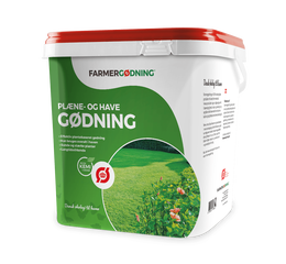 Farmergødning plæne- og havegødning 10 kg Spand med Farmergødning plæne- og havegødning