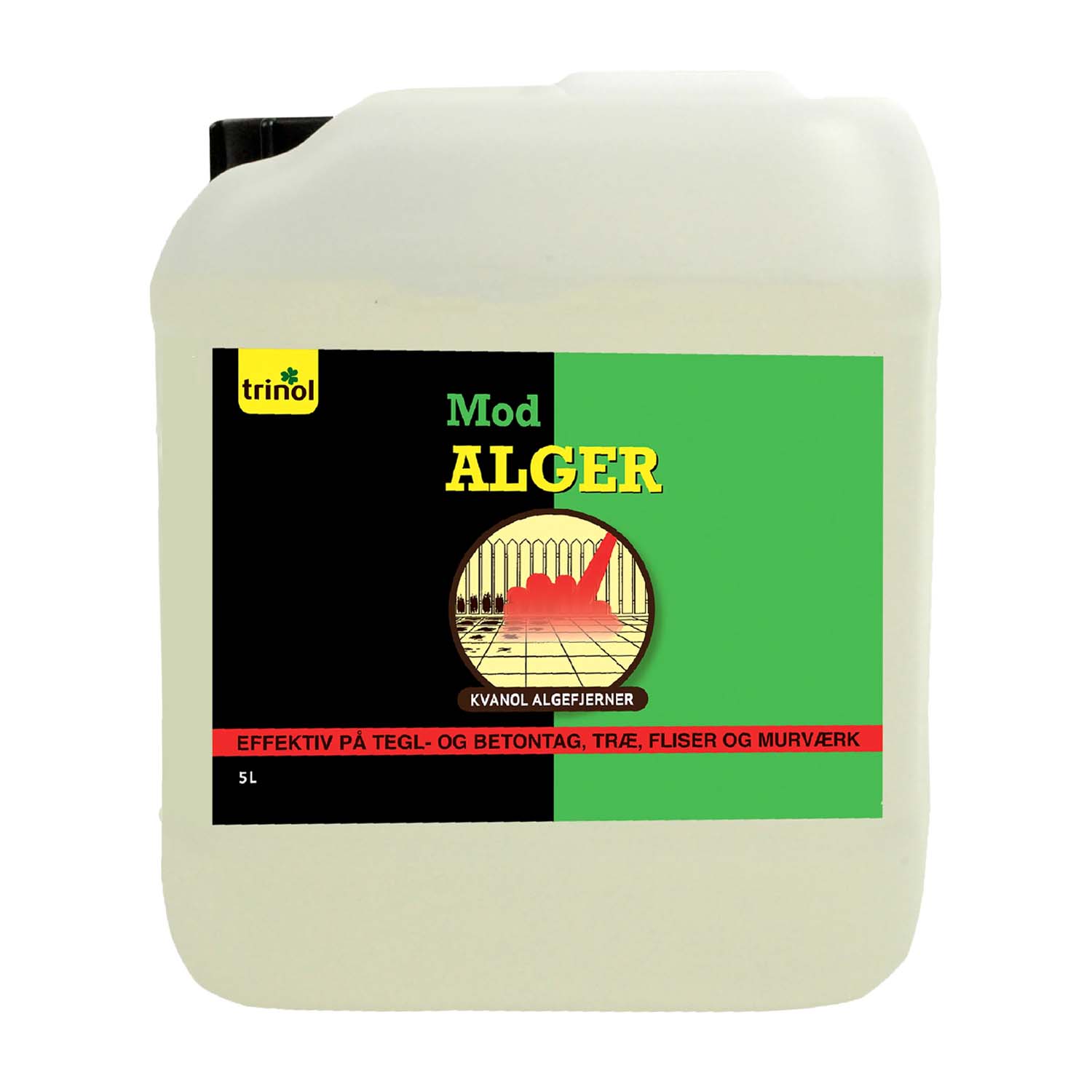 Trinol Kvanol algefjerner 5 liter Trinol Kvanol algefjerner til tag, fliser og murværk 5L