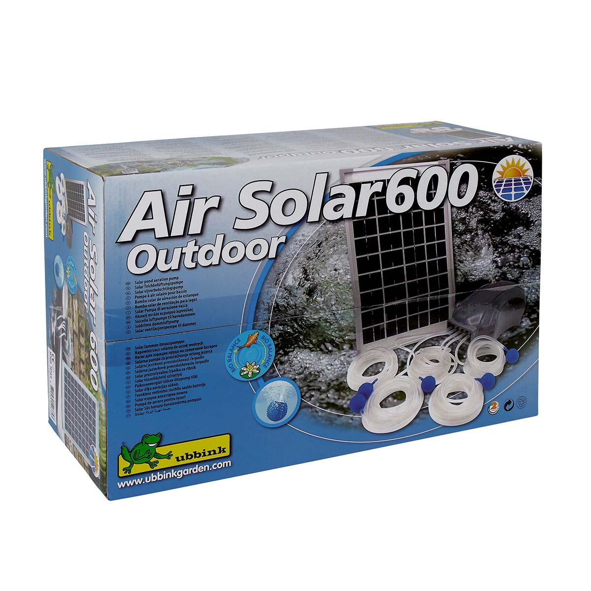 Ubbink Air Solar 600 solcelledrevet luftpumpesæt