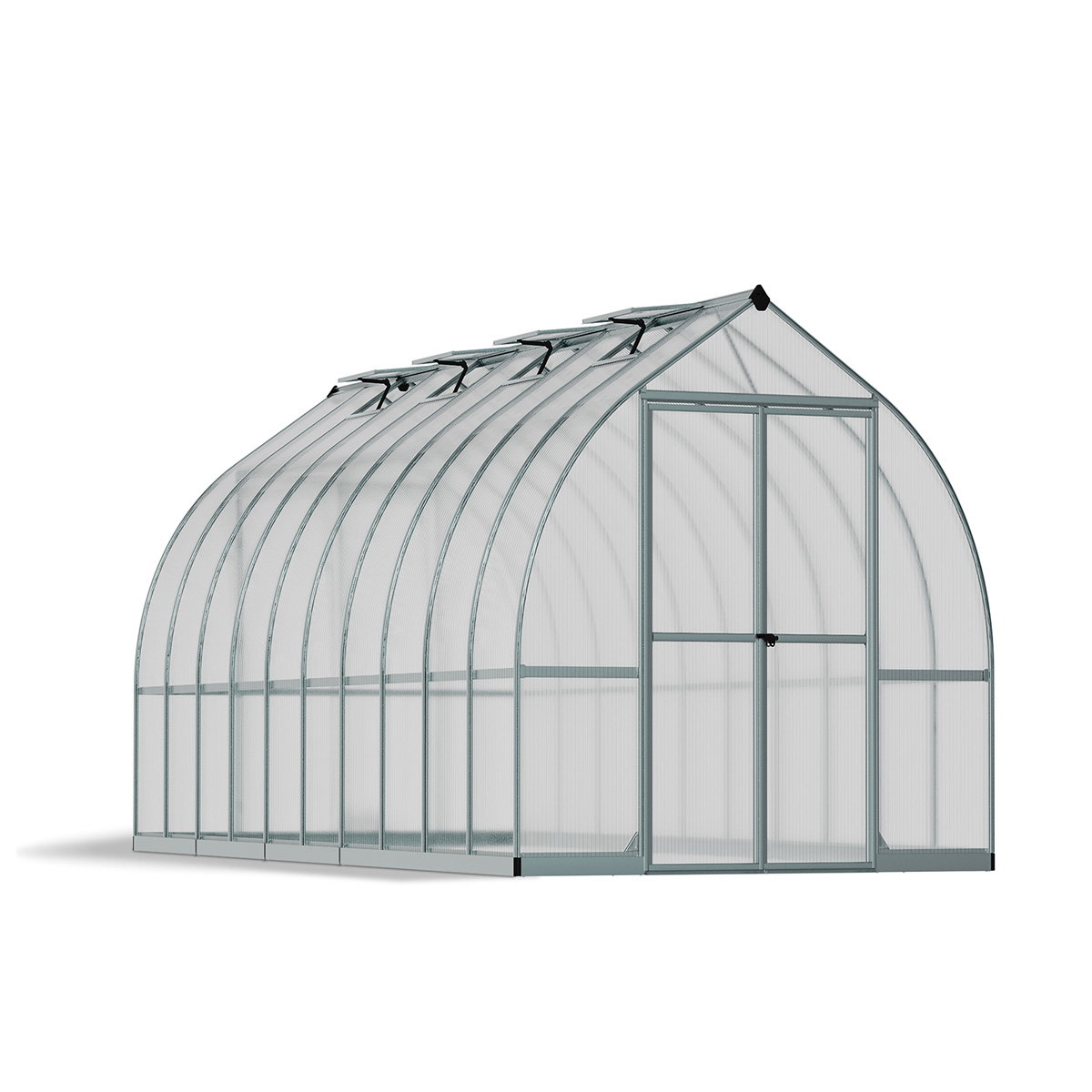 Drivhus Bella 14,7 m2 sølv Palram - Canopia