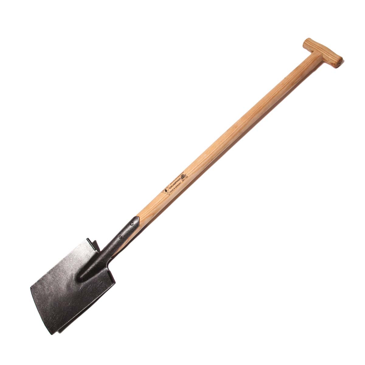 Robust havejern med fladt blad og langt skaft