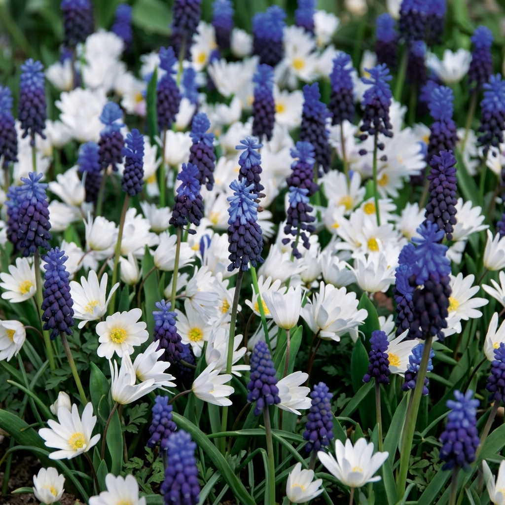 Perlehyacint & Anemone 'Blue Ocean'