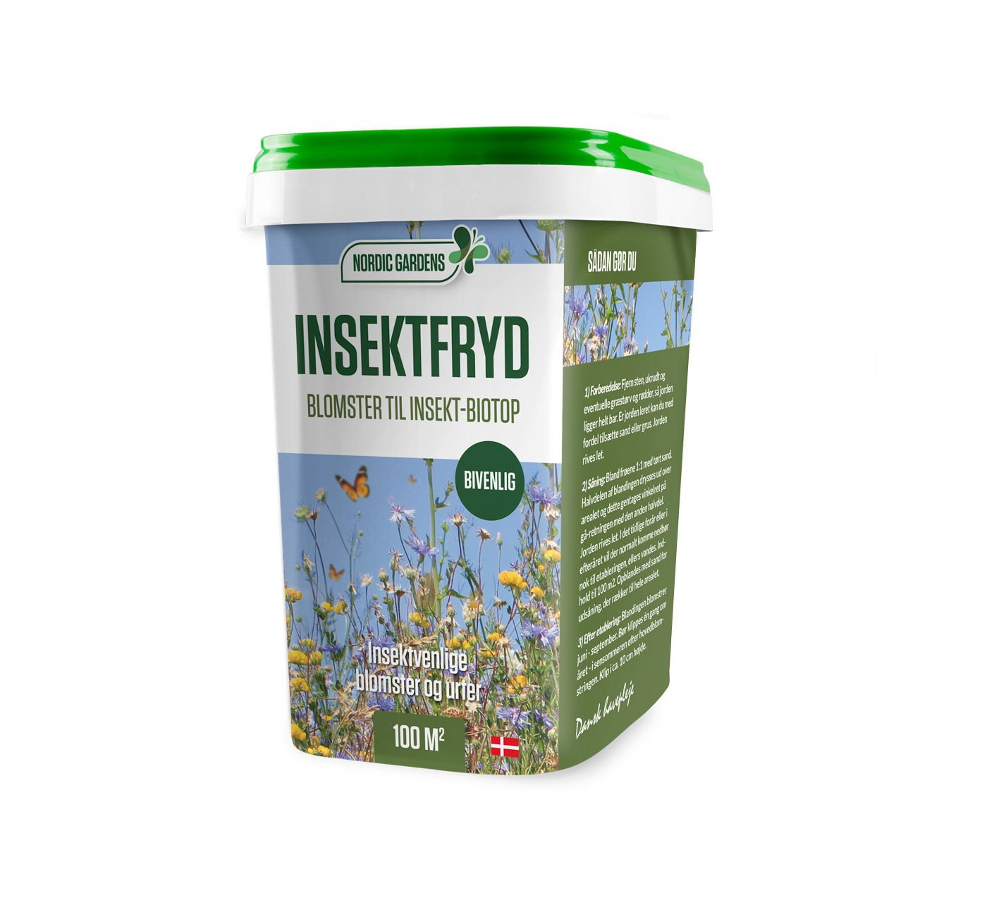 Nordic Gardens Insektfryd blomsterfrøblanding 100 m²