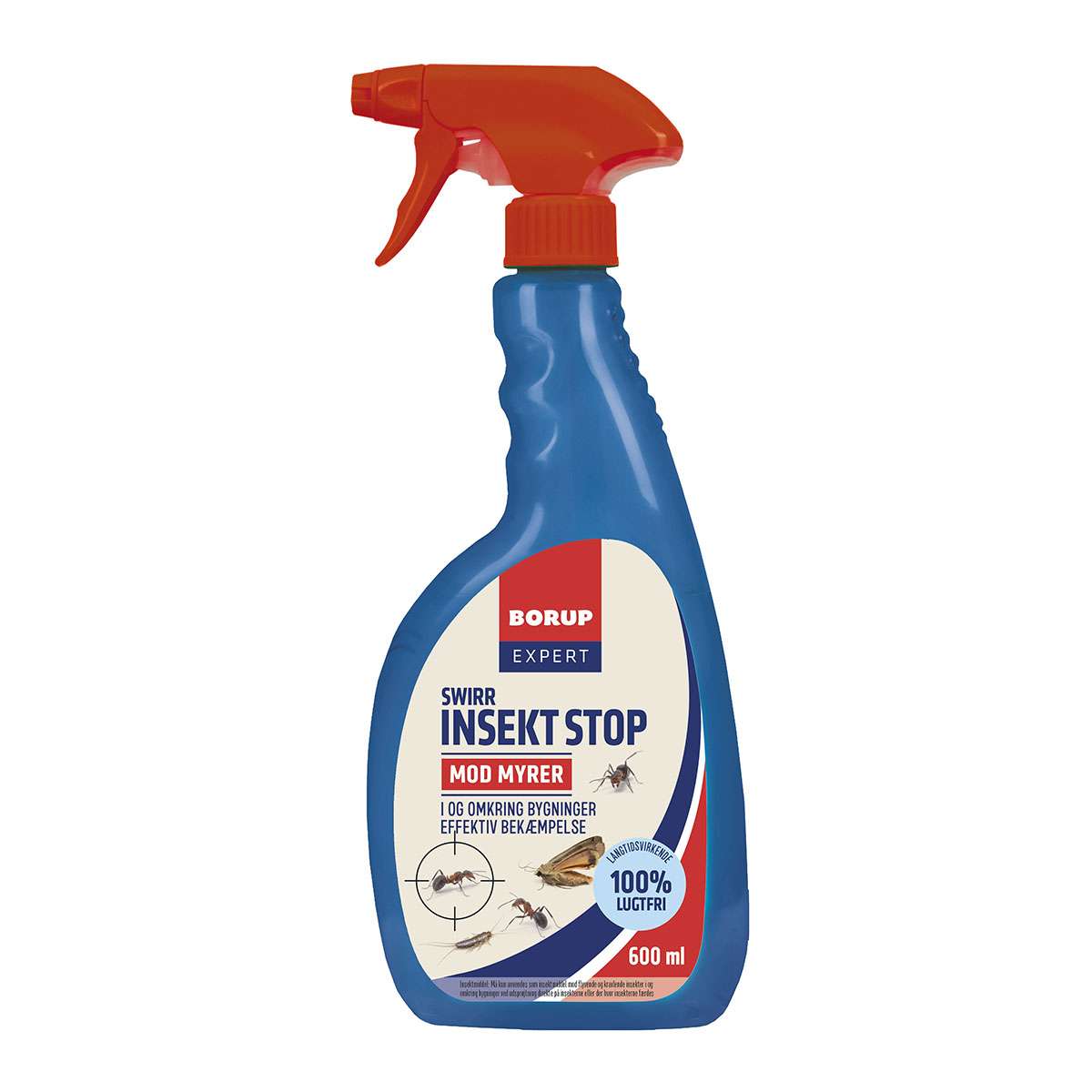 Blå Borup Swirr Insekt Stop spray mod myrer, 600 ml