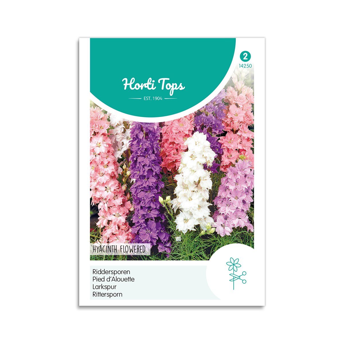 Ridderspore frø "Hyacinth Flowered"