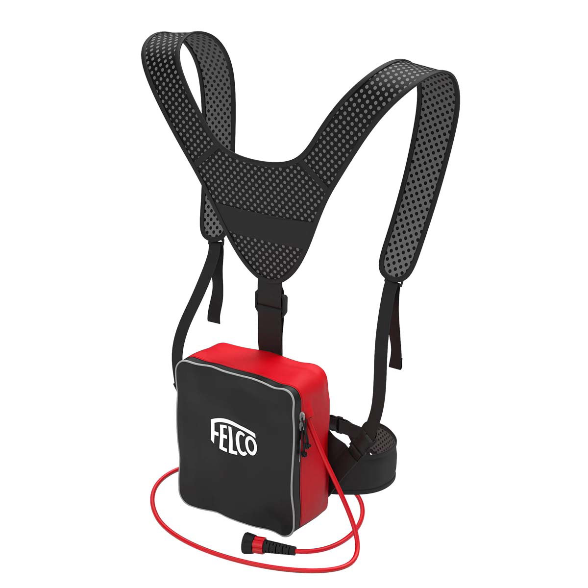 Ergonomisk FELCO batterirygsæk med kabel