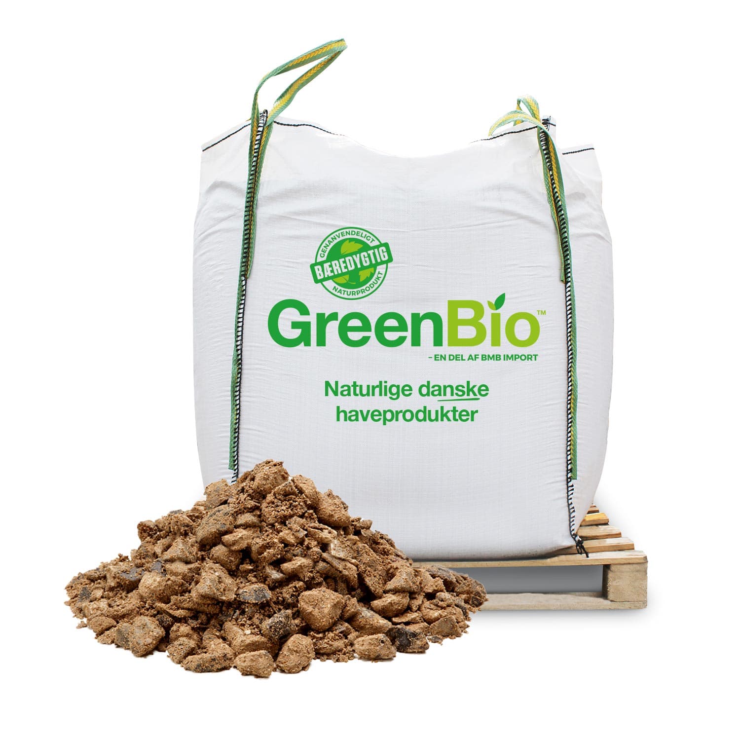 GreenBio bigbag med naturmateriale til haven