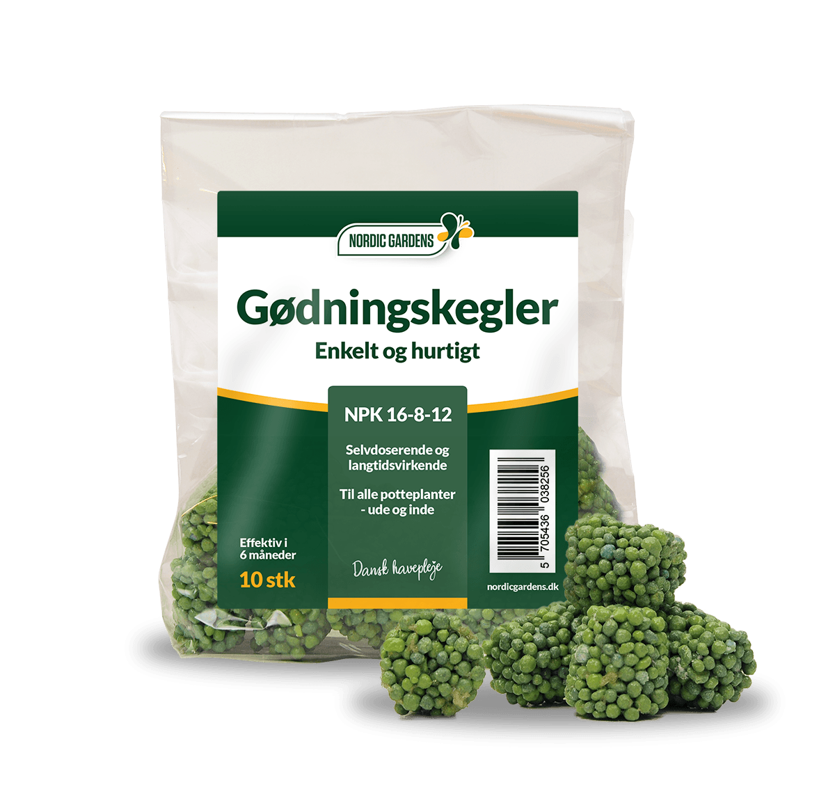 Nordic Gardens gødningskegler til potteplanter