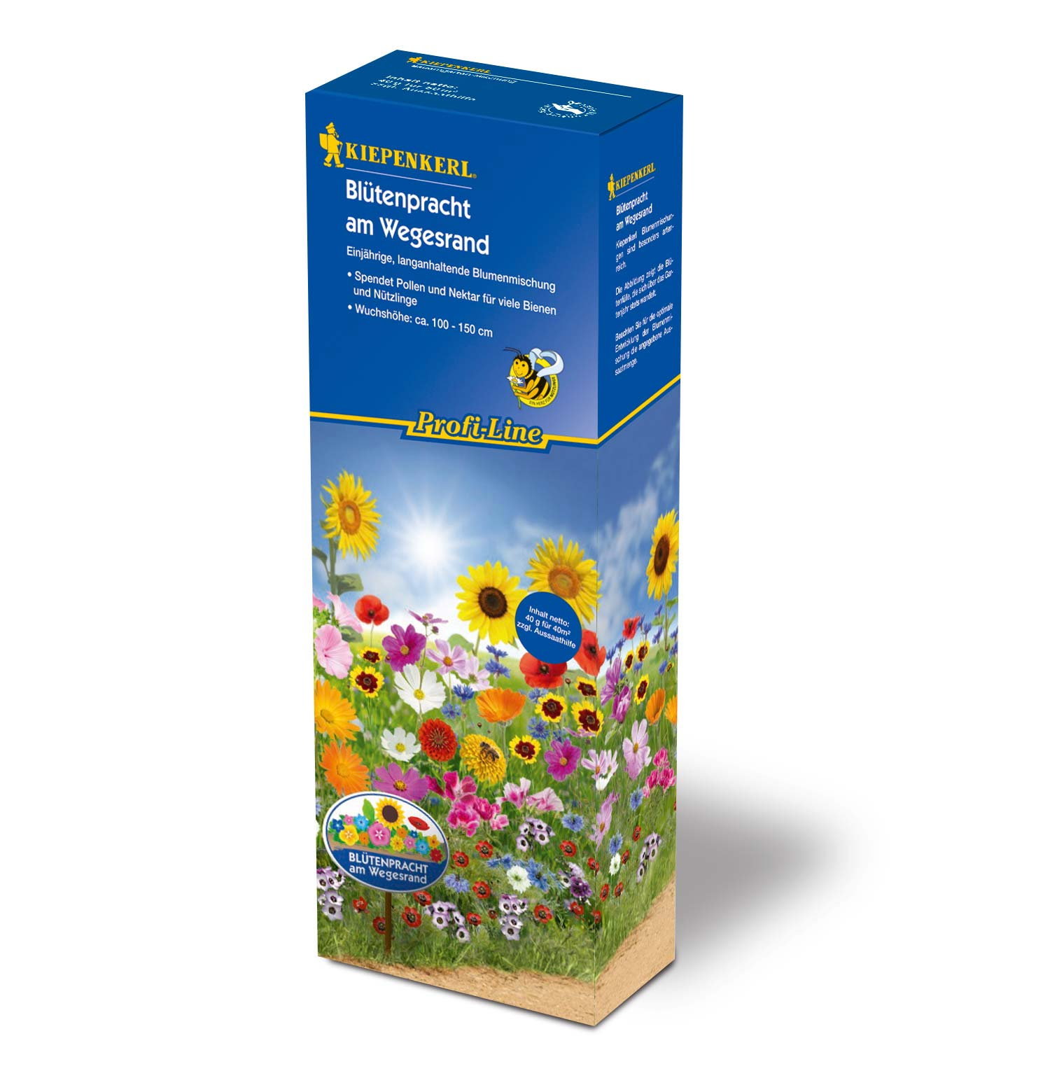 Kiepenkerl blomsterblanding vejkant, frø Kiepenkerl blomsterfrø, blanding til farverig vejkant