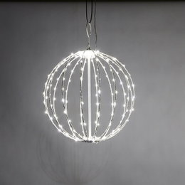 Rund LED lyskugle til ophæng, varm hvid Hængende rund LED lyskugle med varm hvidt lys