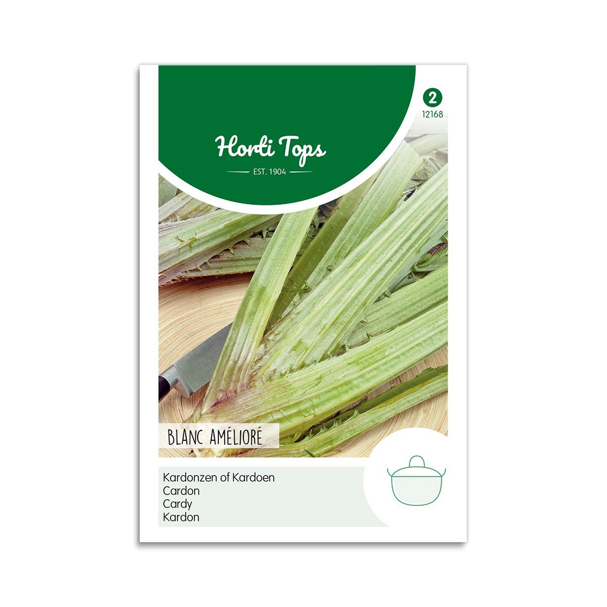 Horti Tops kardonfrø Blanc Amélioré Frøpose Horti Tops kardon Blanc Amélioré