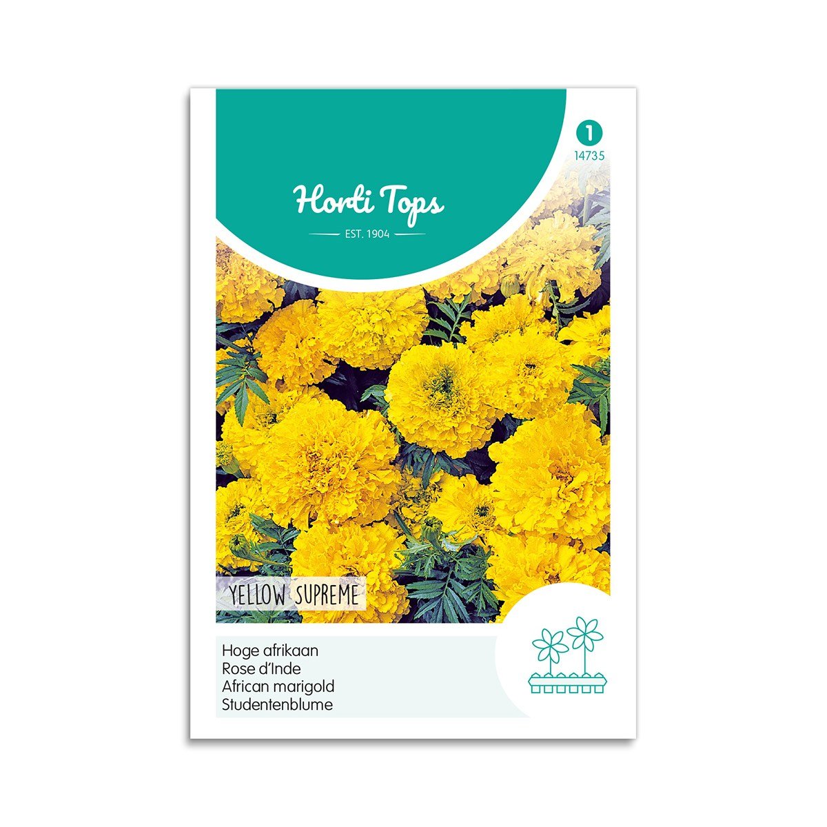 Tagetes frø "Yellow Supreme"