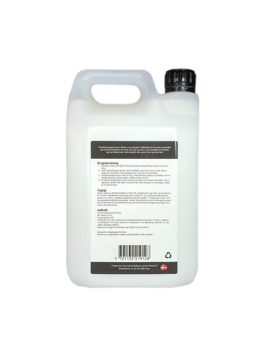 5 liters dunk med facade- og algerens
