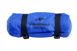 Blå AMAZONAS ultra-light pakkepose med stropper
