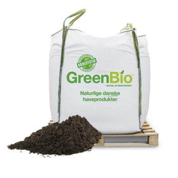 GreenBio havejord i bigbag på palle GreenBio naturlig dansk havejord i bigbag
