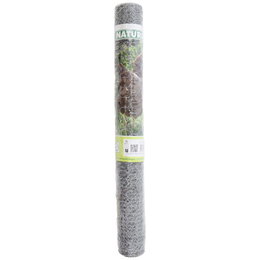 Nature galvaniseret hønsenet 13 mm - 50 cm x 3 m | rulle til have, indhegning og plantebeskyttelse Rulle Nature galvaniseret hønsenet med 13 mm masker, 50 cm x 3 m, fleksibelt rustbeskyttet stålnet til indhegning af høns og mindre dyr, beskyttelse af bede og gør-det-selv-projekter