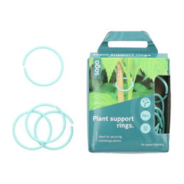 Plantebinderinge 2,5 cm, 50 stk, lysegrøn Pakke med lysegrønne plantebinderinge til støtte af planter