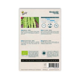 Buzzy Organic Seeds til klatrende grøn bønne Helda