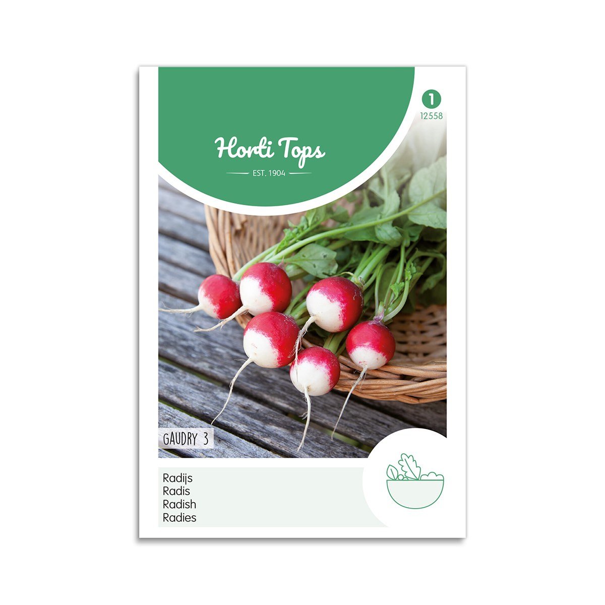 Pose med Horti Tops radisfrø Gaudry 3