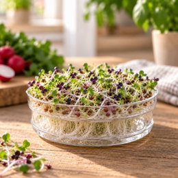 Økologisk spicy salatmix spirer frø - 30 g Økologisk spicy salatmix spirer frø - 30 g
