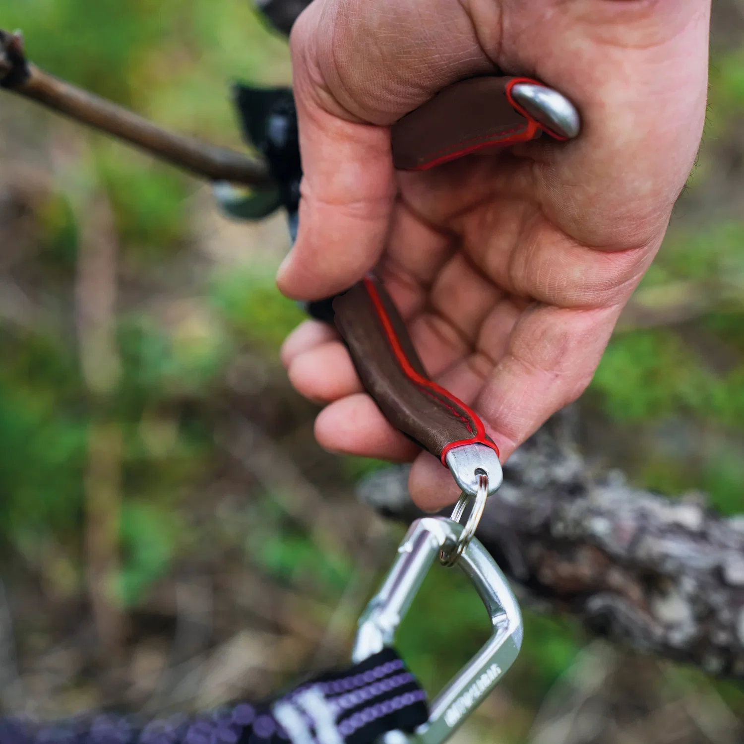 Hånd holder Felco 6 Elite beskæringssaks med ergonomisk greb og sort F-Tech belægning, let vægt for præcise snit, rustbeskyttelse og lang holdbarhed