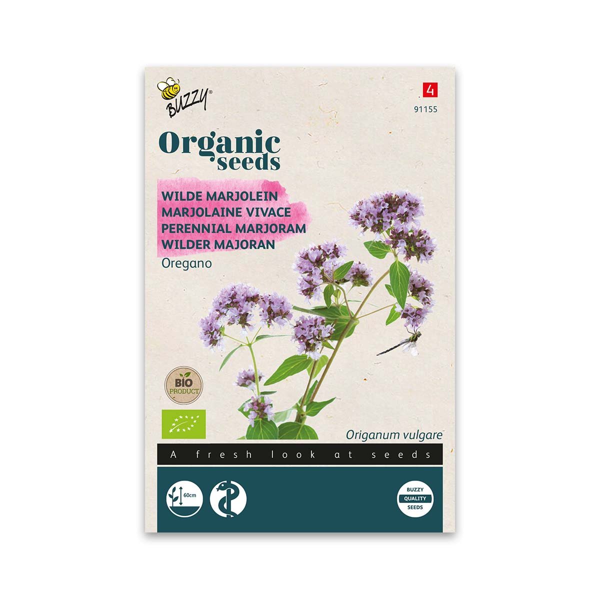 Frøpose med økologiske oregano frø
