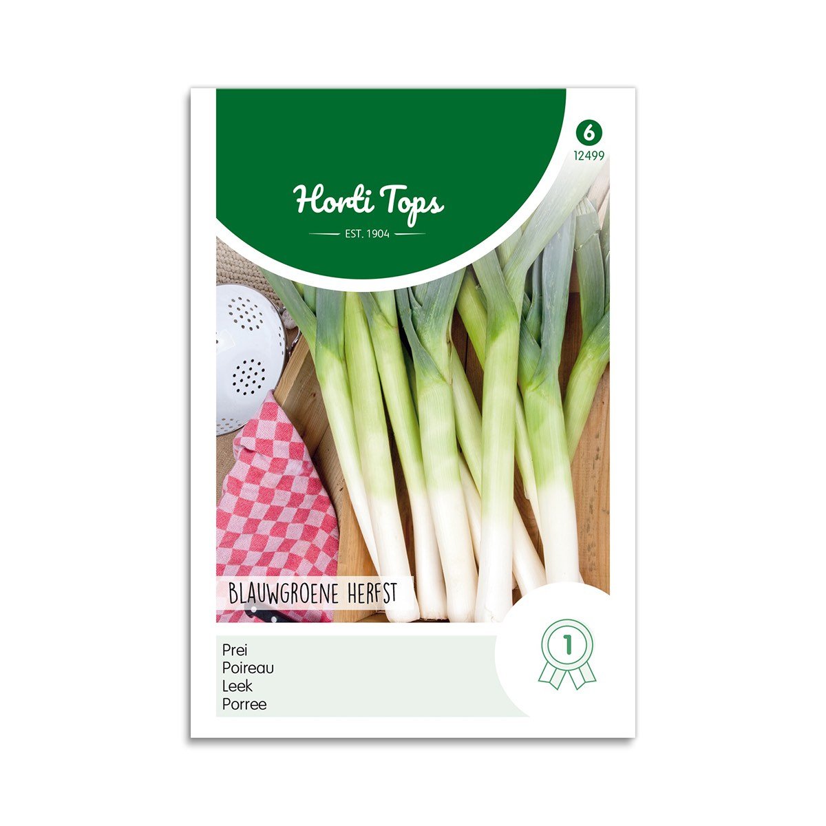 Horti Tops porrefrø Blågrøn Efterår Frøpose med Blågrøn Efterår porre fra Horti Tops