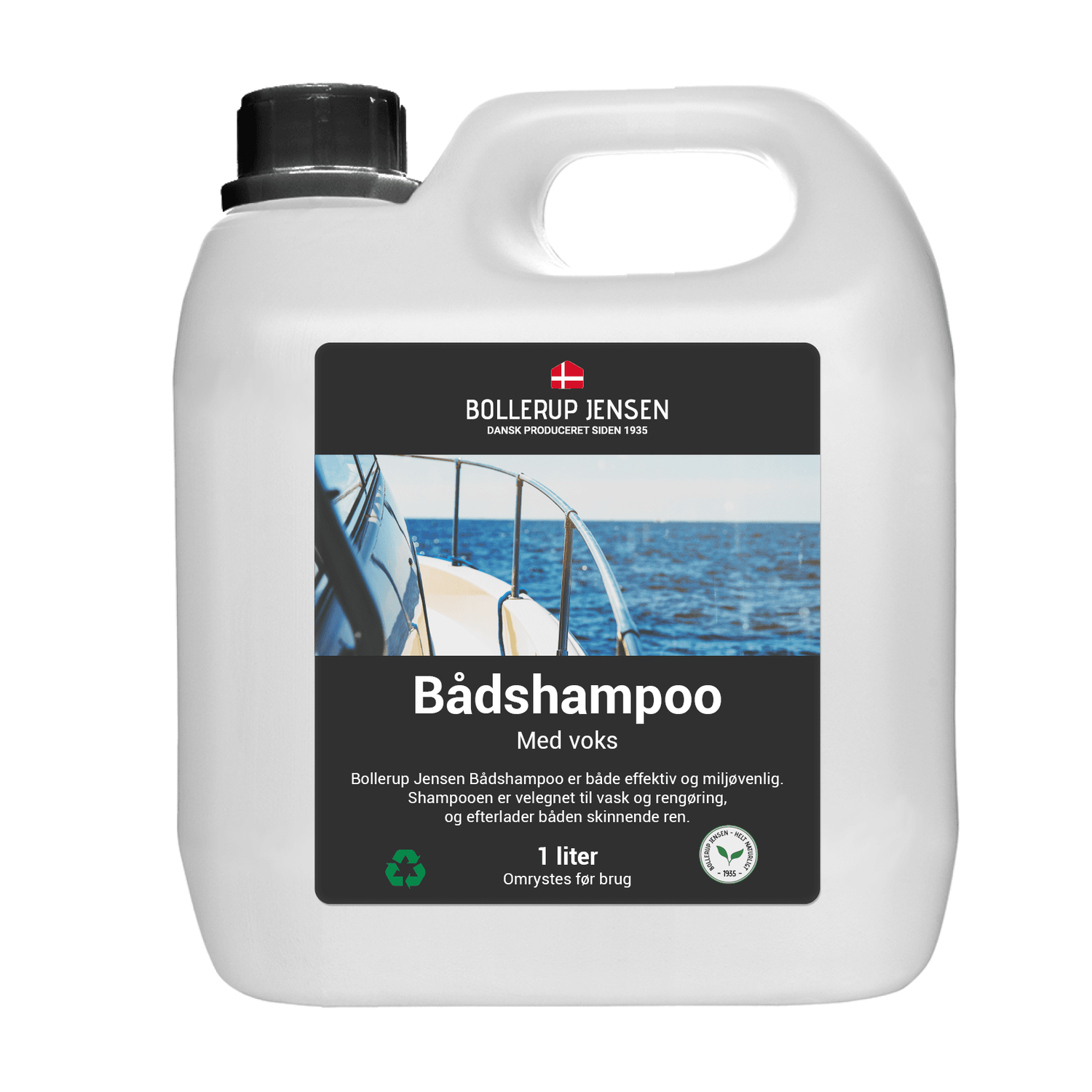 Bådshampoo med voks 1 liter Dunk med Bollerup Jensen bådshampoo med voks