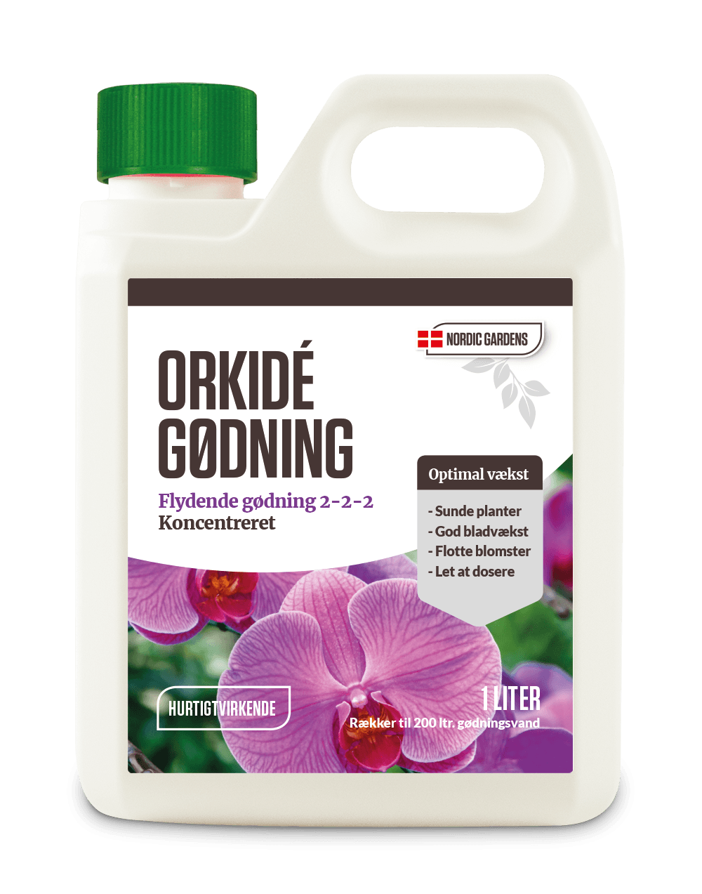 Nordic Gardens flydende orkidé gødning 1L