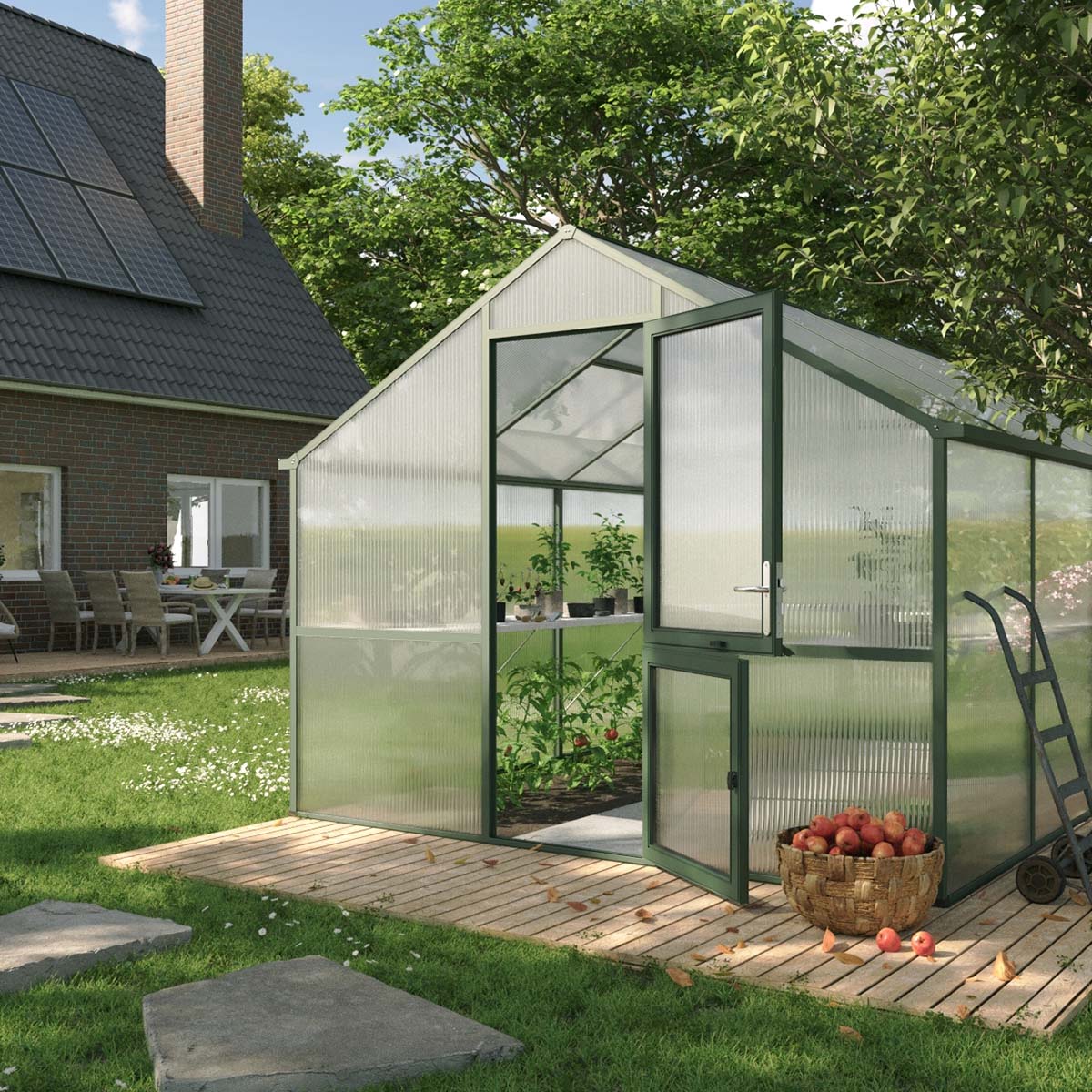 Drivhus - KGT Nelke IV, Grangrøn - 12,74 m2