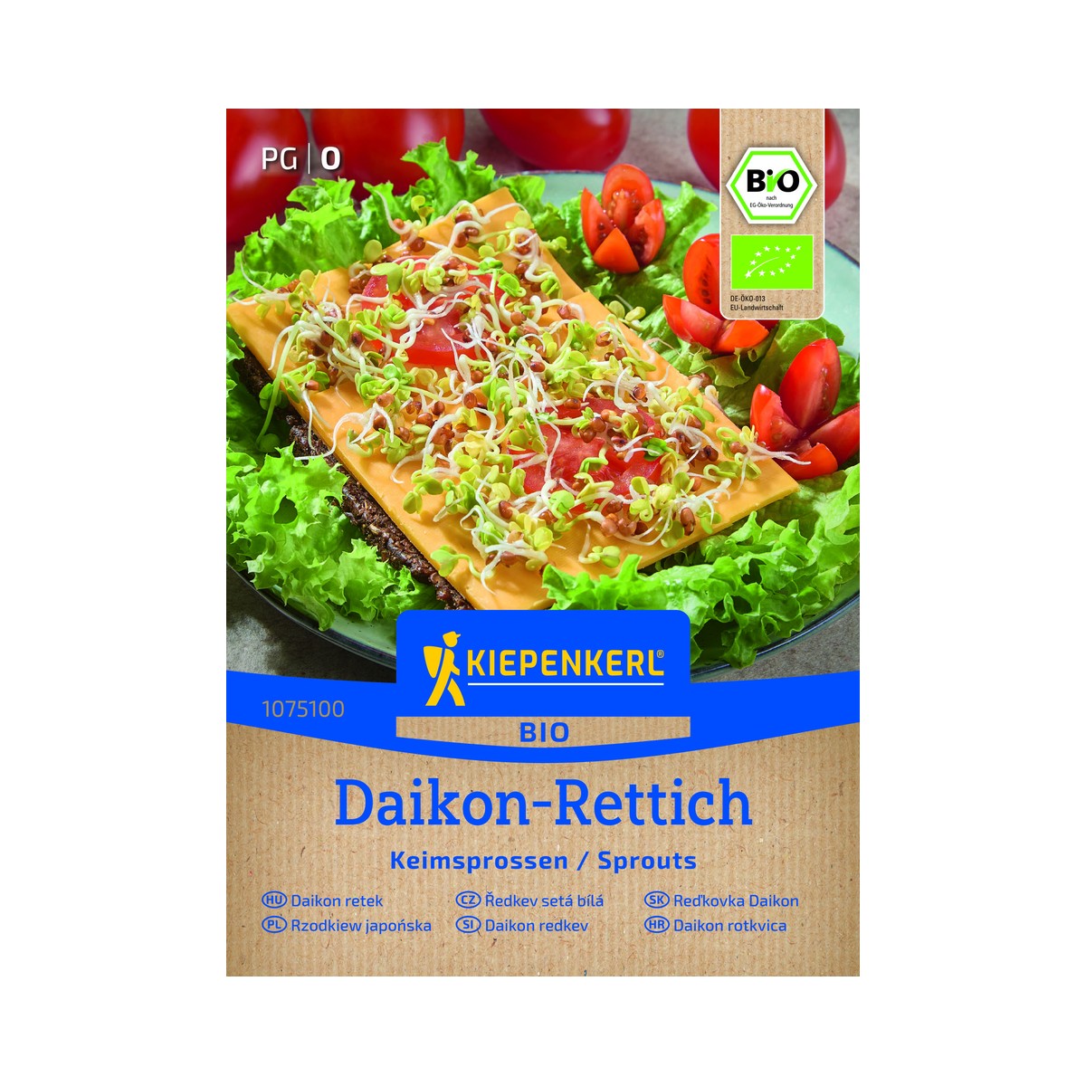Økologiske Spirefrø Daikon-radise - 60 g