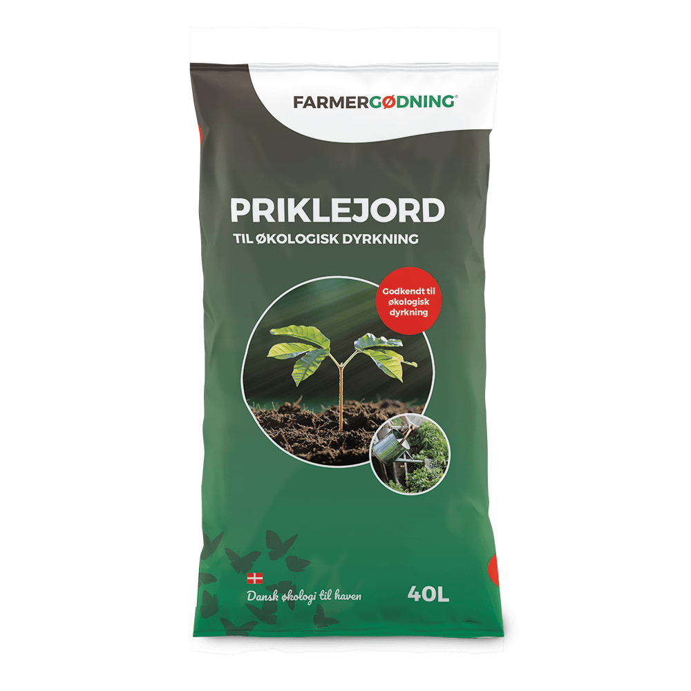 Farmergødning priklejord, økologisk 40L Sæk med Farmergødning priklejord til økologisk dyrkning 40L