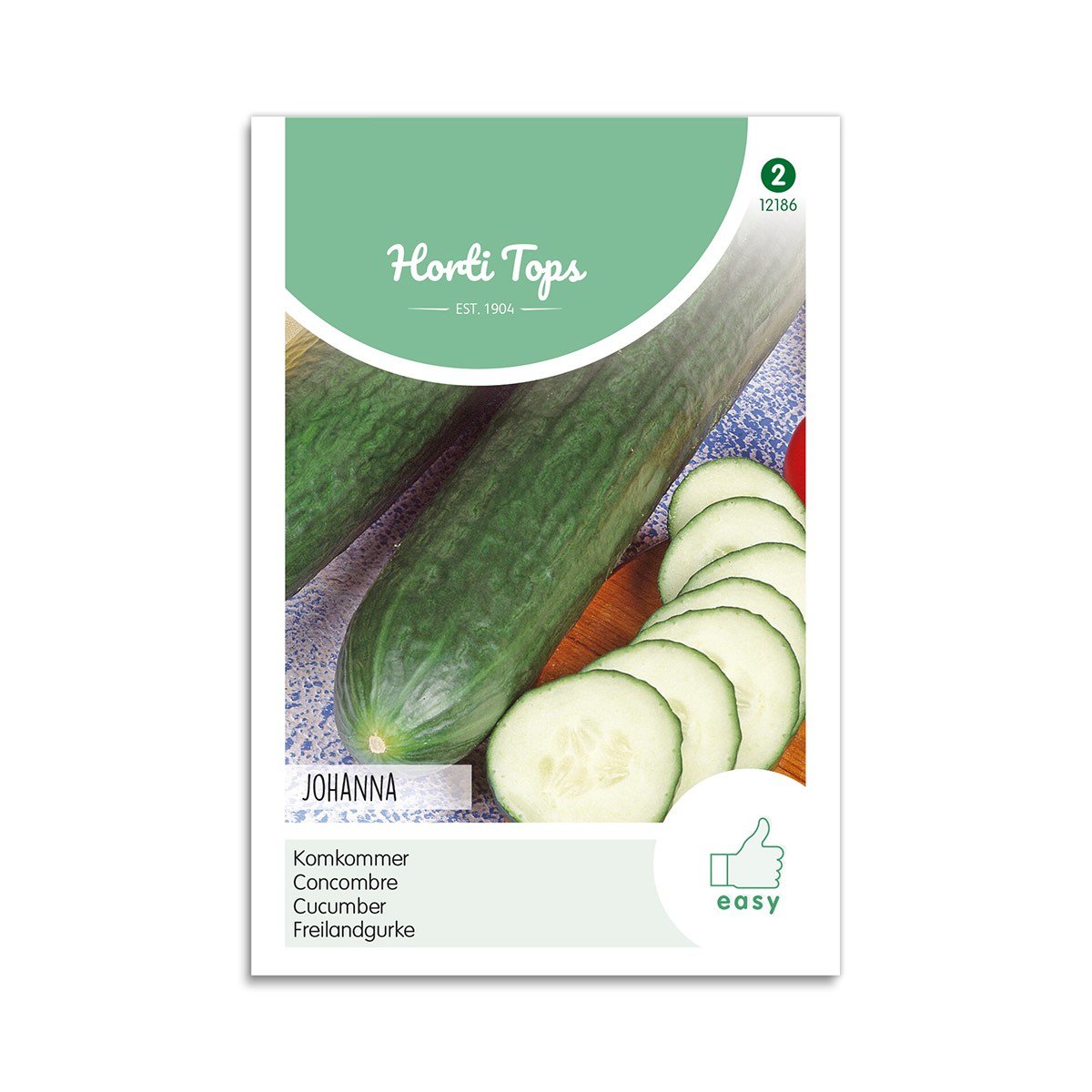 Agurkfrø Horti Tops Johanna Frøpose med Horti Tops Johanna agurk