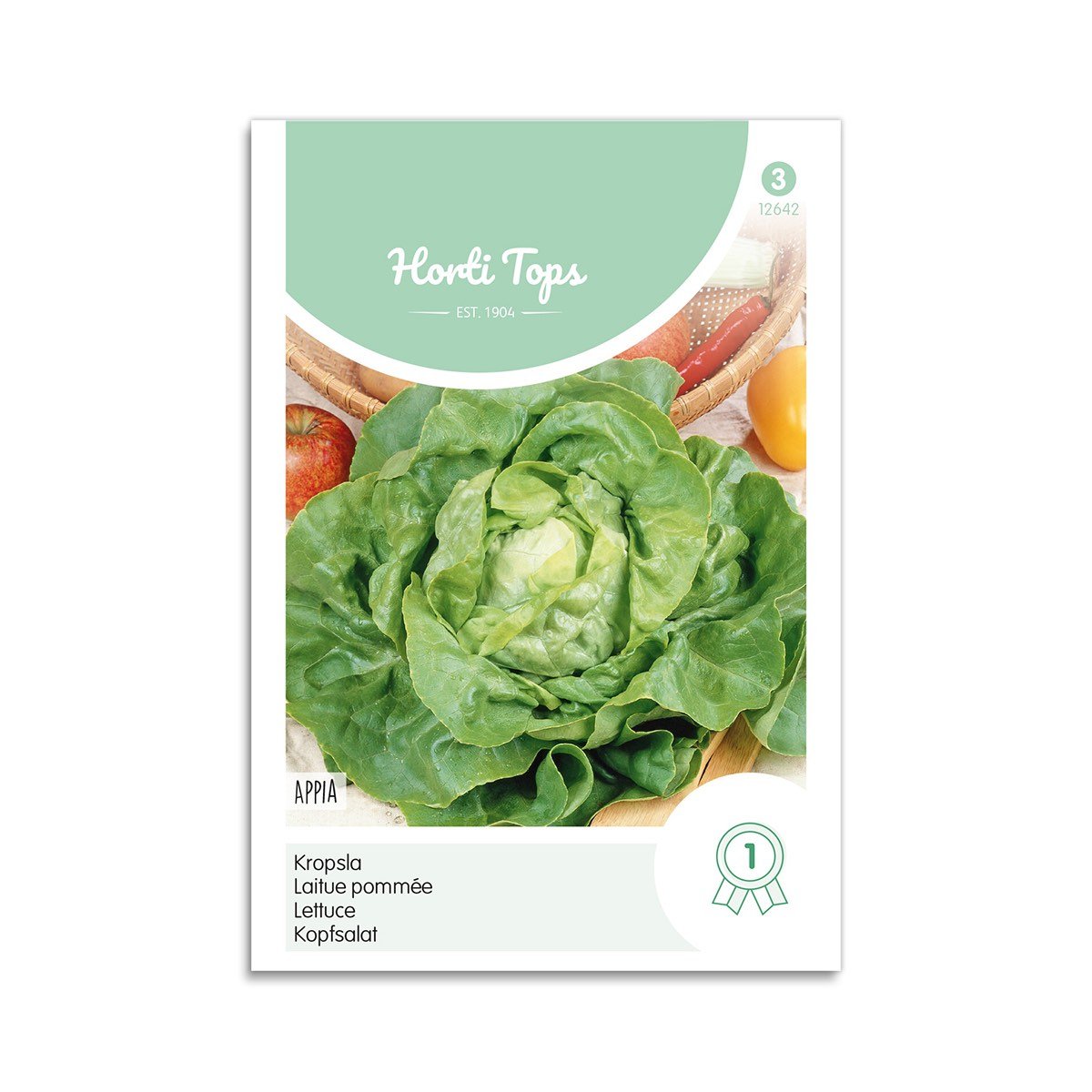 Horti Tops hovedsalat frø Appia Frøpose med Horti Tops hovedsalat Appia