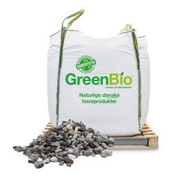 GreenBio natursten i bigbag på palle GreenBio natursten i stor bigbag på palle