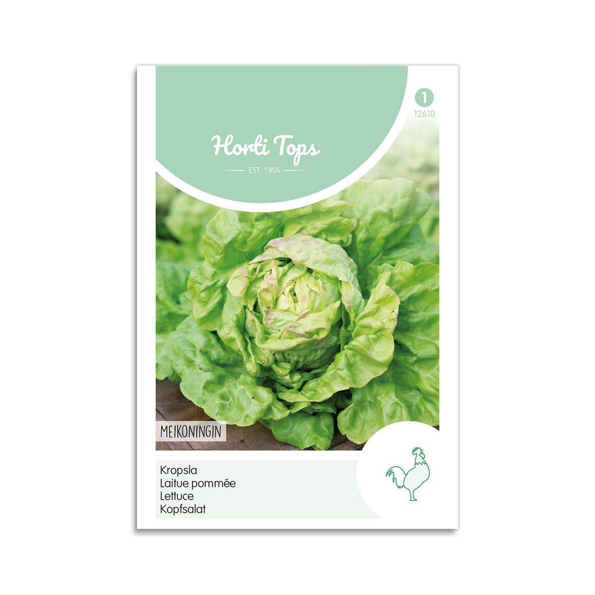 Horti Tops frø til hovedsalat Meikoningin Frøpose med Horti Tops hovedsalat Meikoningin