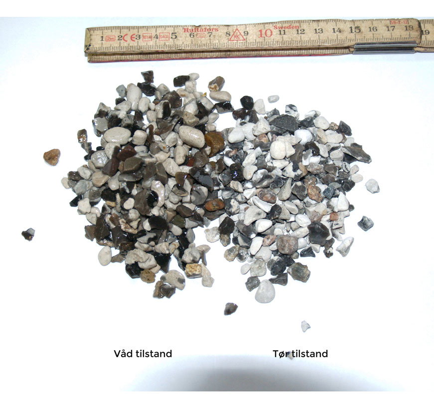 Blandede perlesten, 4-8 mm - 1000 kg