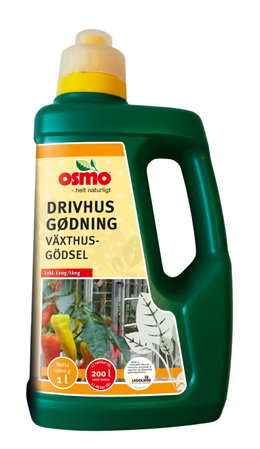Osmo drivhusgødning flydende 1 liter Grøn flaske Osmo drivhusgødning 1 liter til planter