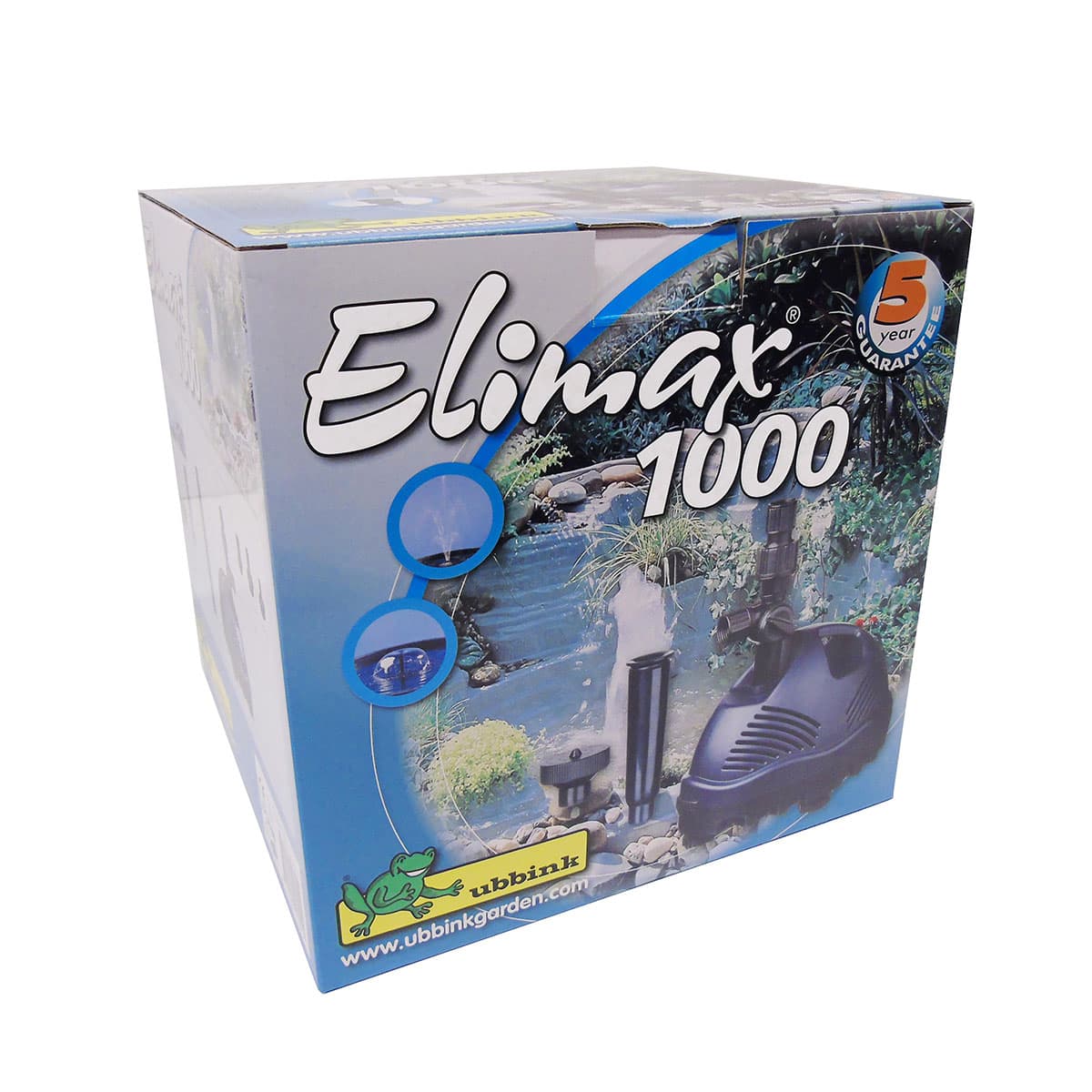 Ubbink Elimax 1000 pumpe til havedam i emballage