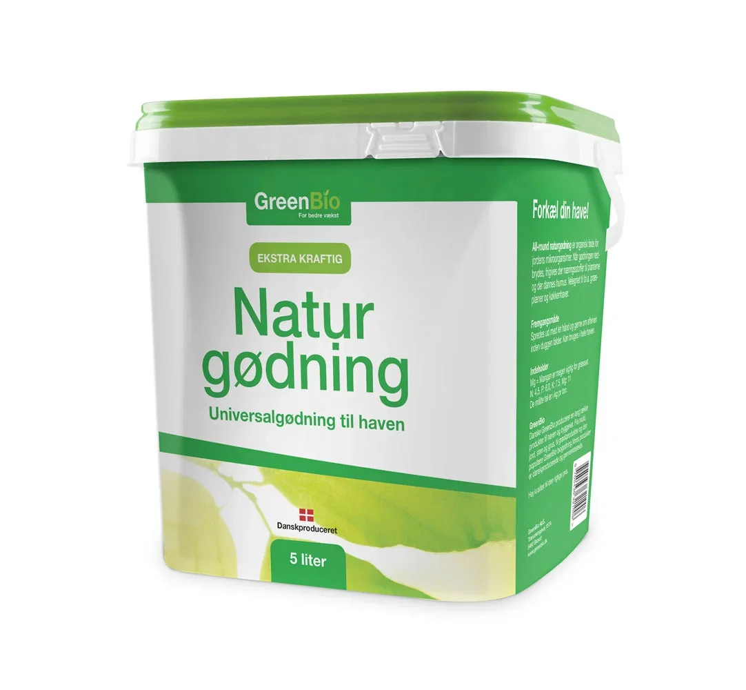 GreenBio naturgødning til haven 5 liter GreenBio naturgødning universalgødning til haven 5L