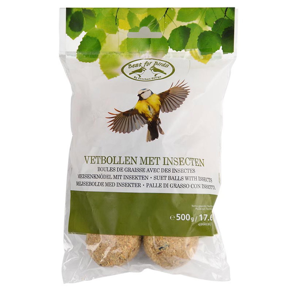 Best for Birds mejsebolde med insekter 500 g pose