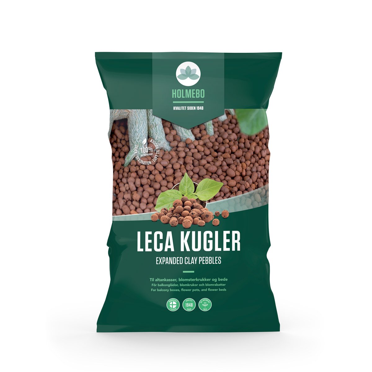 Pose Holmebo Leca kugler til dræn og plantejord