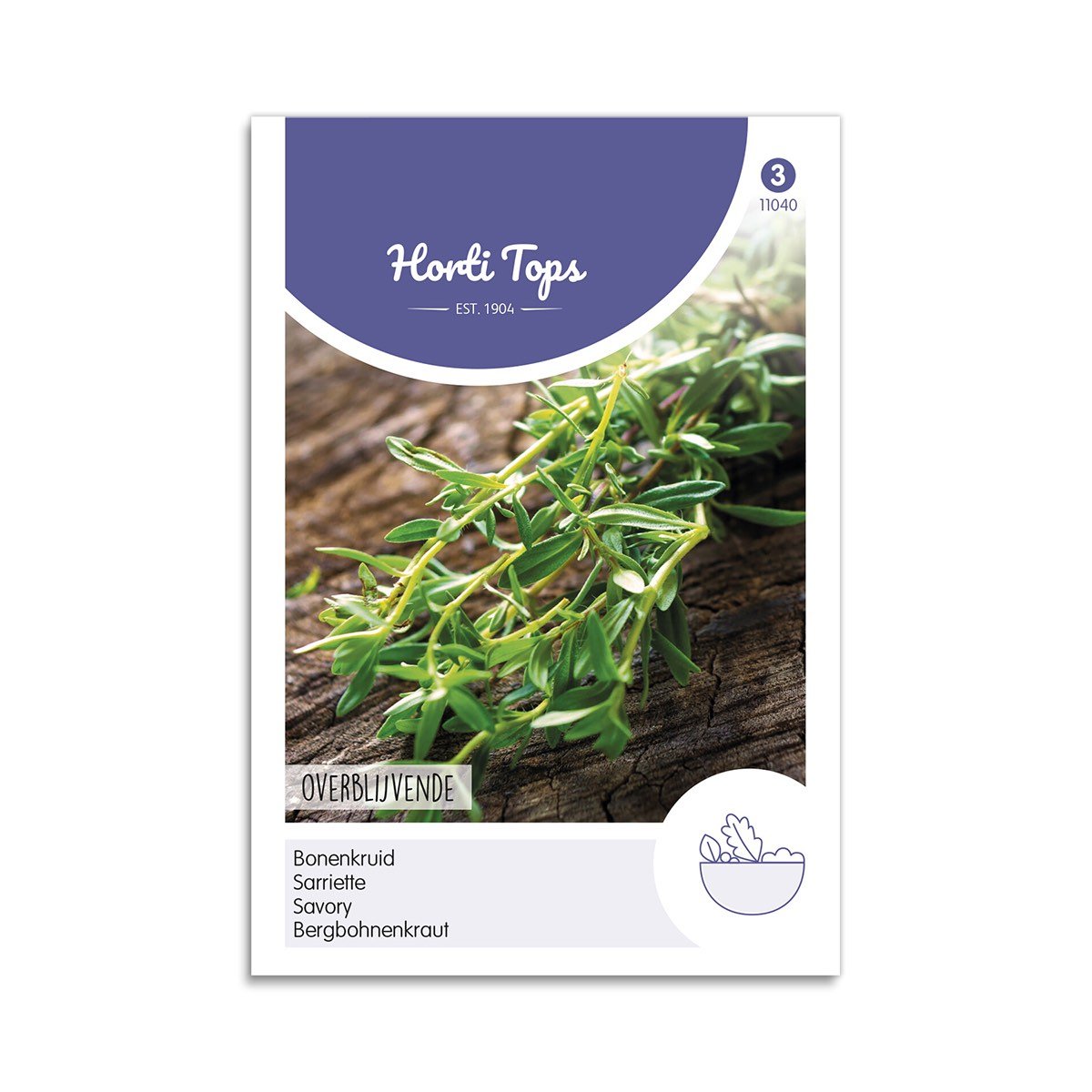 Horti Tops frø til vinter-sar, flerårig Frøpose med flerårig sarte krydderurt fra Horti Tops