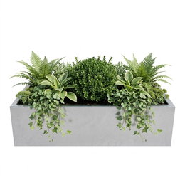 Plantekasse i galvaniseret stål - 80 x 40 x 25 Plantekasse i galvaniseret stål - 80 x 40 x 25