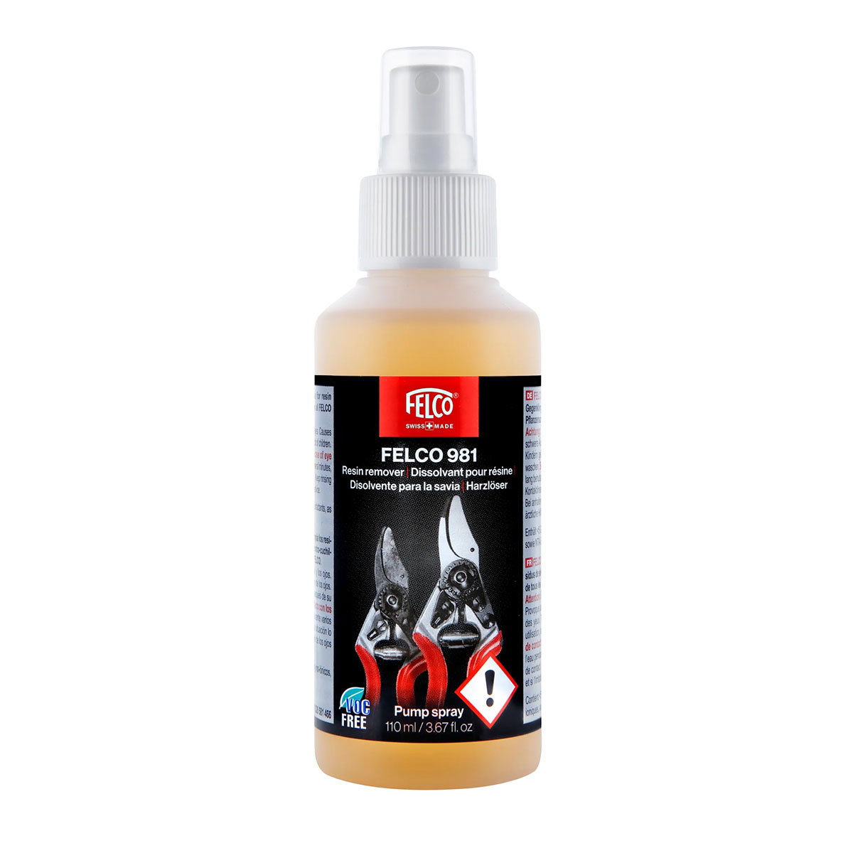 FELCO 981 harpiksfjerner til beskæresakse 110 ml